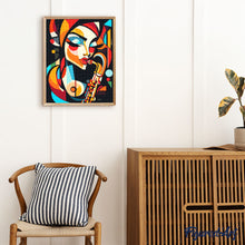 Afbeelding in Gallery-weergave laden, Diamond Painting - Gedurfd Abstract Sax Dame