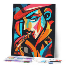 Afbeelding in Gallery-weergave laden, Diamond Painting - Gedurfd Abstract Sax Man