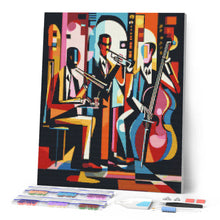 Afbeelding in Gallery-weergave laden, Diamond Painting - Gedurfd Abstract Jazzband