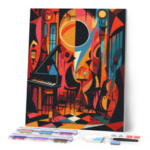 Afbeelding in Gallery-weergave laden, Diamond Painting - Gedurfd Abstract Jazzclub