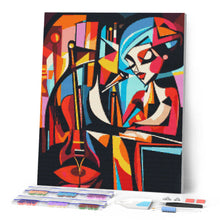 Afbeelding in Gallery-weergave laden, Diamond Painting - Gedurfd Abstract Jazzzanger(es)