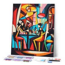 Afbeelding in Gallery-weergave laden, Diamond Painting - Gedurfd Abstract Jazzbar