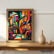 Afbeelding in Gallery-weergave laden, Diamond Painting - Gedurfd Abstract Café