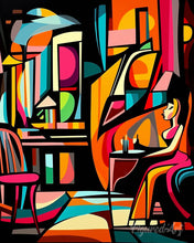 Afbeelding in Gallery-weergave laden, Diamond Painting - Gedurfd Abstract Café