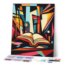 Afbeelding in Gallery-weergave laden, Diamond Painting - Gedurfd Abstract Bibliotheek
