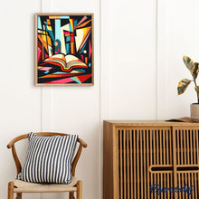 Afbeelding in Gallery-weergave laden, Diamond Painting - Gedurfd Abstract Bibliotheek