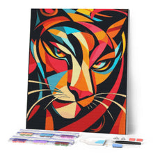 Afbeelding in Gallery-weergave laden, Diamond Painting - Gedurfd Abstract Tijger 2