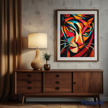 Afbeelding in Gallery-weergave laden, Diamond Painting - Gedurfd Abstract Tijger 2