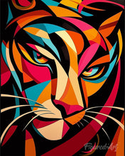 Afbeelding in Gallery-weergave laden, Diamond Painting - Gedurfd Abstract Tijger 2