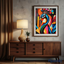 Afbeelding in Gallery-weergave laden, Diamond Painting - Gedurfd Abstract Pauw 1