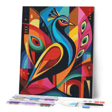 Afbeelding in Gallery-weergave laden, Diamond Painting - Gedurfd Abstract Pauw 2