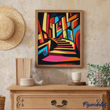 Afbeelding in Gallery-weergave laden, Diamond Painting - Gedurfd Abstract Trap
