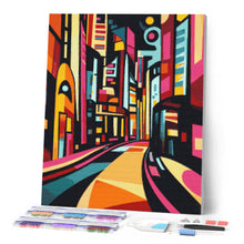 Afbeelding in Gallery-weergave laden, Diamond Painting - Gedurfd Abstract Stedelijke Straat