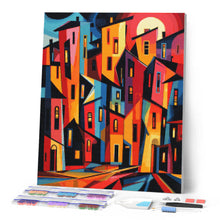 Afbeelding in Gallery-weergave laden, Diamond Painting - Gedurfd Abstract Gebouwen