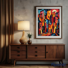 Afbeelding in Gallery-weergave laden, Diamond Painting - Gedurfd Abstract Gebouwen