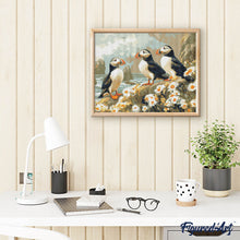 Afbeelding in Gallery-weergave laden, Diamond Painting - Papegaaiduiker in het madeliefjesveld
