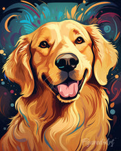 Afbeelding in Gallery-weergave laden, Diamond Painting - Zonnige Golden Retriever