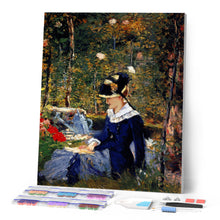 Afbeelding in Gallery-weergave laden, Diamond Painting - Jonge vrouw in de tuin - Manet