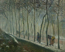 Afbeelding in Gallery-weergave laden, Diamond Painting - Route, effet de neige (1879) - Pissarro