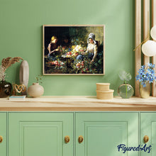 Afbeelding in Gallery-weergave laden, Diamond Painting - Flower Sellers - Abbott Fuller Graves