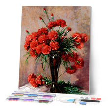 Afbeelding in Gallery-weergave laden, Diamond Painting - Carnations in a silver vase - Abbott Fuller Graves