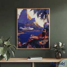 Afbeelding in Gallery-weergave laden, Diamond Painting - Vlieg naar de Zuidzee-eilanden