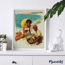 Afbeelding in Gallery-weergave laden, Diamond Painting - Vintage poster van de kust van Joegoslavië