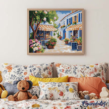 Afbeelding in Gallery-weergave laden, Diamond Painting - Zonnige bloemenstraat