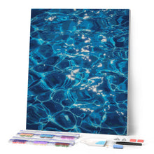 Afbeelding in Gallery-weergave laden, Diamond Painting - Turkooise lichtreflectie