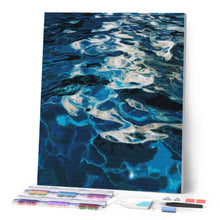 Afbeelding in Gallery-weergave laden, Diamond Painting - Kristalblauwe zonnegloed