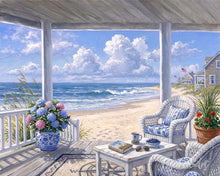 Afbeelding in Gallery-weergave laden, Diamond Painting - Veranda van kustsereniteit