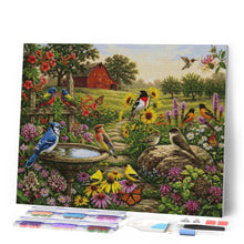 Afbeelding in Gallery-weergave laden, Diamond Painting - Tuin van zangvogels