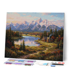 Afbeelding in Gallery-weergave laden, Diamond Painting - Vallei van bergreflecties