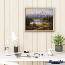 Afbeelding in Gallery-weergave laden, Diamond Painting - Vallei van bergreflecties