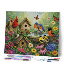 Afbeelding in Gallery-weergave laden, Diamond Painting - Tuin van vogelgezang