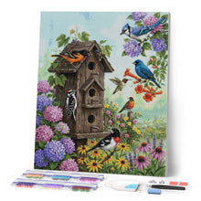 Afbeelding in Gallery-weergave laden, Diamond Painting - Vogelhuisjestuin