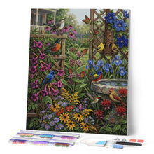 Afbeelding in Gallery-weergave laden, Diamond Painting - Vleugels tussen de bloemen