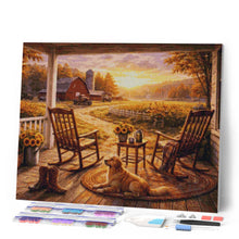 Afbeelding in Gallery-weergave laden, Diamond Painting - Rustige landveranda