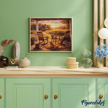 Afbeelding in Gallery-weergave laden, Diamond Painting - Rustige landveranda
