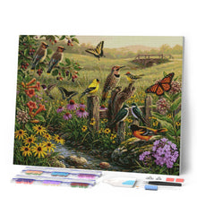 Afbeelding in Gallery-weergave laden, Diamond Painting - Harmonie van wilde bloemen