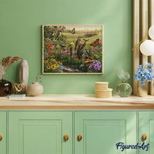 Afbeelding in Gallery-weergave laden, Diamond Painting - Harmonie van wilde bloemen