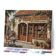 Afbeelding in Gallery-weergave laden, Diamond Painting - Charmante Franse boekhandel
