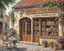 Afbeelding in Gallery-weergave laden, Diamond Painting - Charmante Franse boekhandel