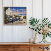 Afbeelding in Gallery-weergave laden, Diamond Painting - Kustveranda-uitje