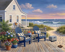 Afbeelding in Gallery-weergave laden, Diamond Painting - Kustveranda-uitje