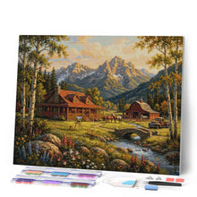 Afbeelding in Gallery-weergave laden, Diamond Painting - Alpiene cottage-droom