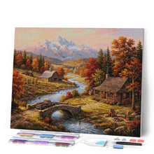 Afbeelding in Gallery-weergave laden, Diamond Painting - Herfst aan de rivier