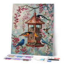 Afbeelding in Gallery-weergave laden, Diamond Painting - Kersenbloesemvogels