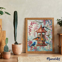 Afbeelding in Gallery-weergave laden, Diamond Painting - Kersenbloesemvogels
