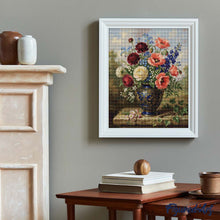 Afbeelding in Gallery-weergave laden, Diamond Painting - Bloemen in blauwe vaas